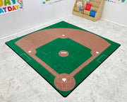 Square Machine Woven Nylon Rug