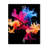 Liquid Ink Abstraction Pink Blue - Abstract Liquid Ink Wall Clock Oversized-99635828
