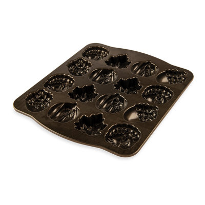 Nordic Ware Autumn Non-stick Cakelet Pan In Brown