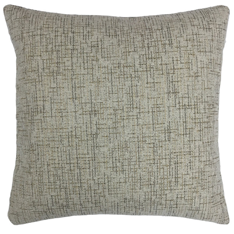  Housse de coussin d'extérieur carré et insert, 20 po x 20 po, Beige