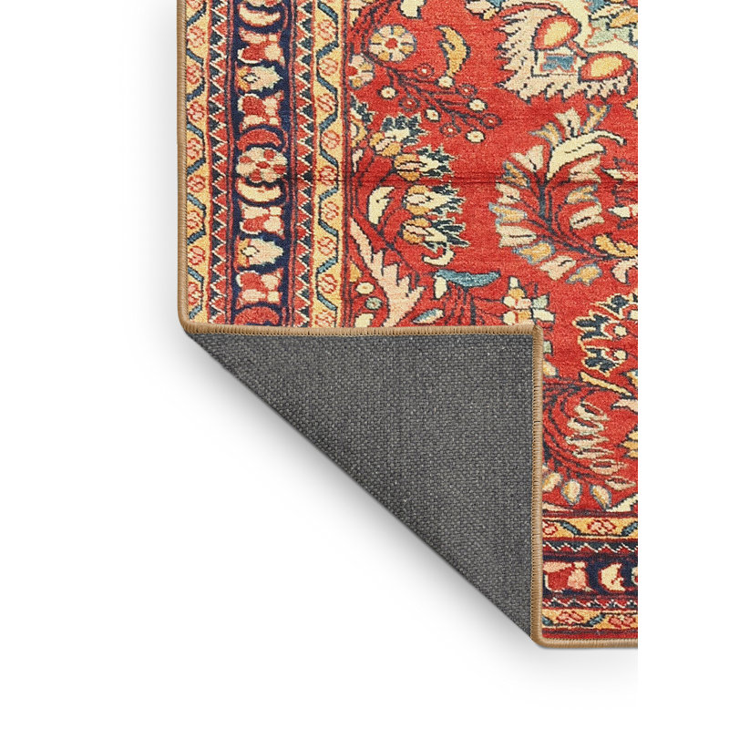 Tapis oriental rouge City, Rectangle 3 pi x 5 pi