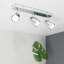 Benton IP44 Rated Bathroom 3 Way Bar Ceiling Light & Warm LED Bulbs-181225982-180871111