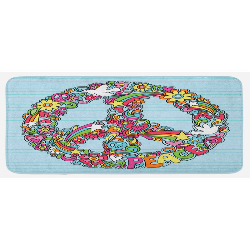 Tapis de cuisine Hippie