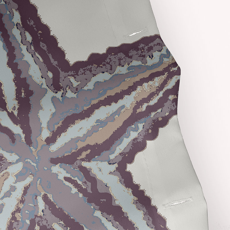Rideau de douche Callery, Mauve poussiéreux
