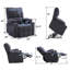 Fauteuil inclinable Power Lift avec massage et chaleur pour personnes âgées-156523125