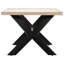 Arceneaux Mango Rectangular Wood Top Dining Table