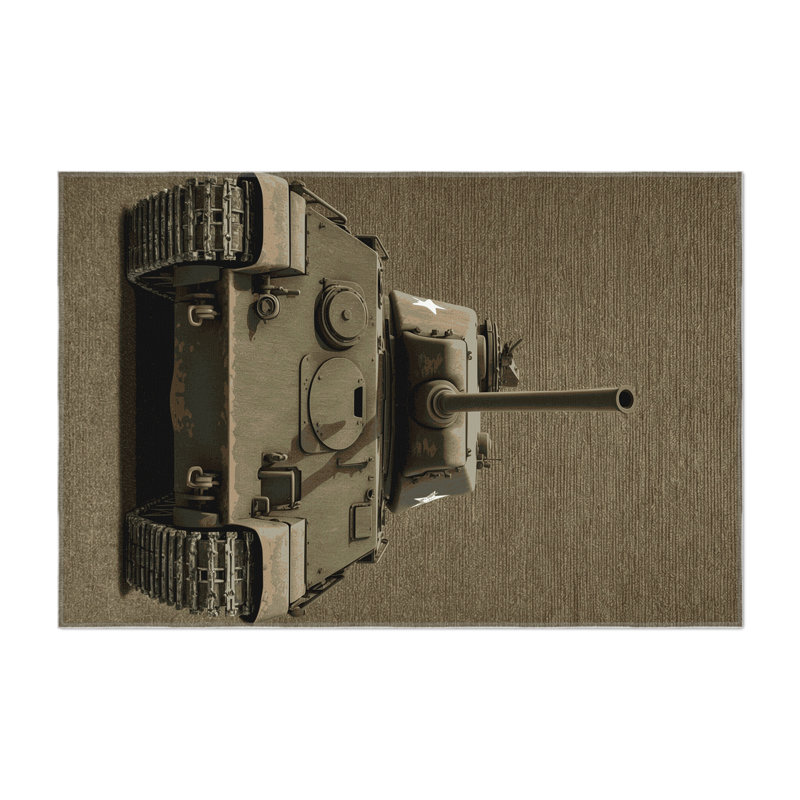 Tapis intérieur et extérieur brun Transport, Rectangulaire 2 pi x 3 pi
