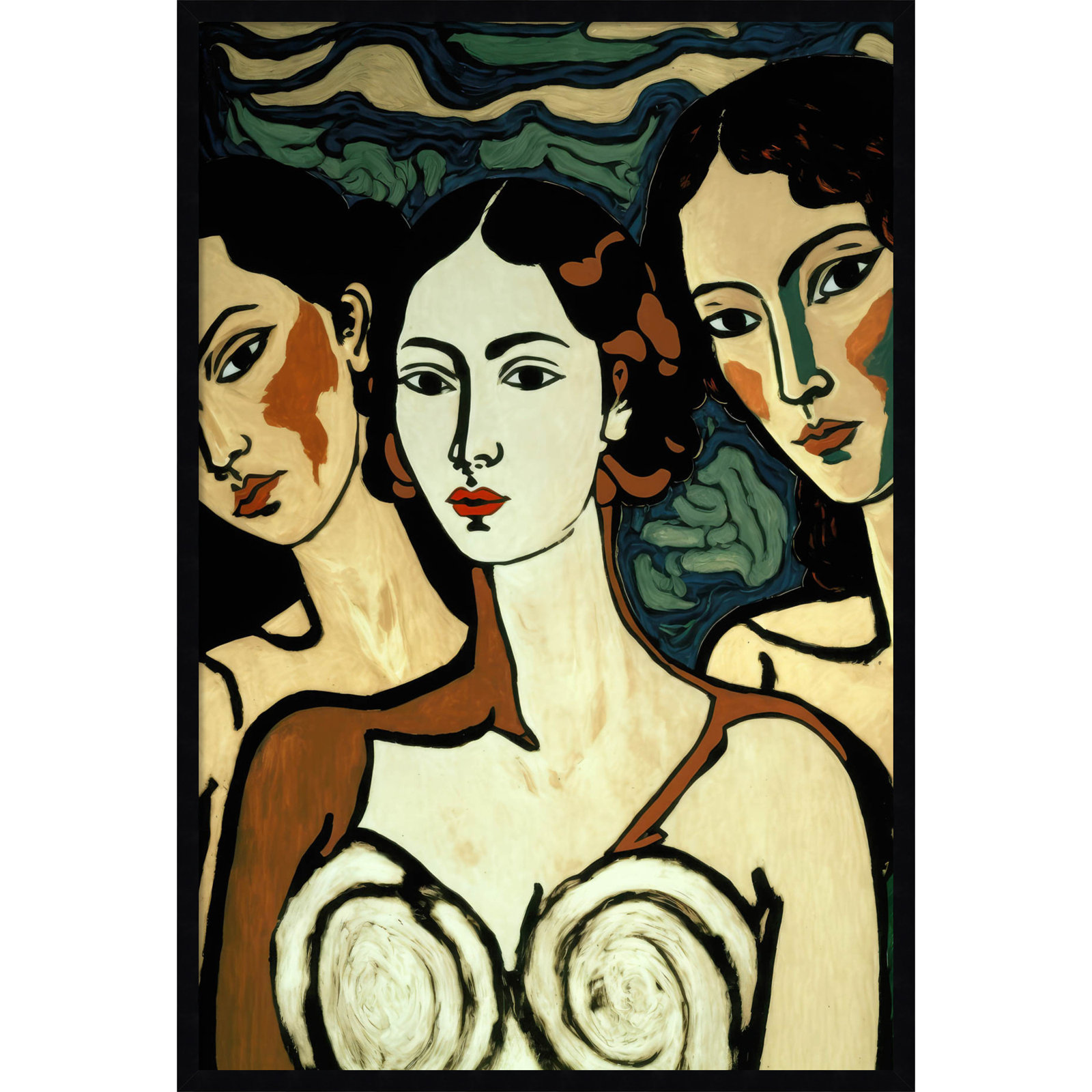 Galya "The Soul Sisters" Print, Black, 41" H x 28" W