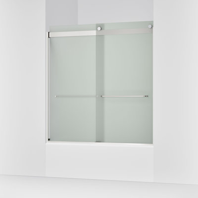 Levity 59.63" x 62" Bypass Bath Door with CleanCoat Technology