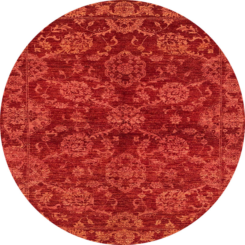 Abstract Indoor Rug, Round 3'