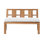 Ilarie Outdoor Teak Bench