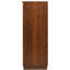 Armoire à vin au fini noyer, 3 tiroirs, pour 25 bouteilles en noyer, 25 tiroirs, tiroir avec glissières en métal
