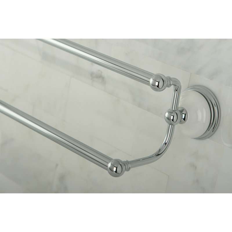 Kingston Brass Victorian 24-Inch Dual Towel Bar, Polished Chrome