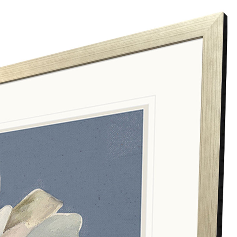 «Magnolia on Blue II», art encadré