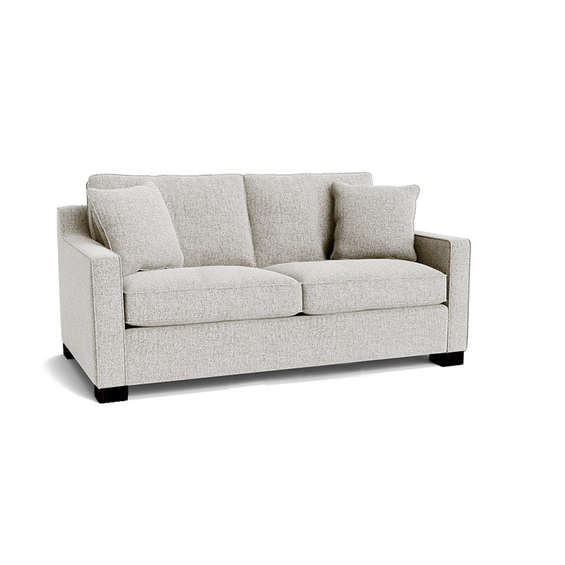 Aceyon Upholstered 71'' Sleeper Sofa, Espresso, Giovanna Moondust