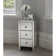 Cassie Mirrored Glass Bedside Table With Three Drawers Size