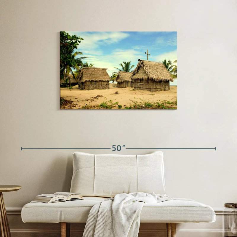 Cabanes de plage Alvord Garifuna Village, H 24 po x l 36 po