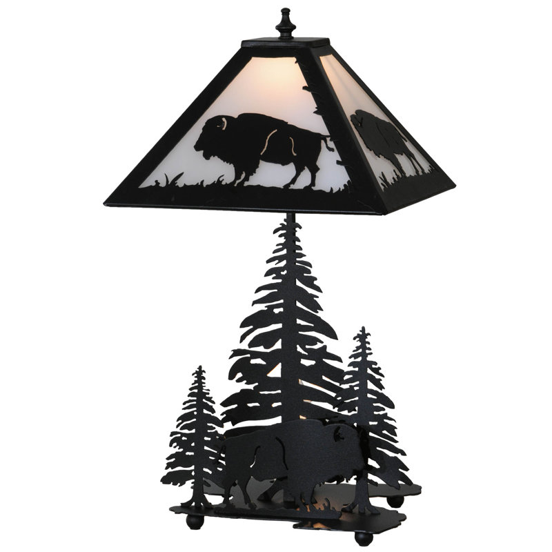 Rustic Lodge Table Lamp