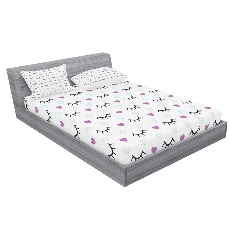 Microfiber Sheet Set, Queen Sheet Set + Fitted Sheet + 2 Pillowcases