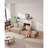 Spacious Cloud Sectionals With L-shape Chaise, Corduroy Modern Living Room Sofa