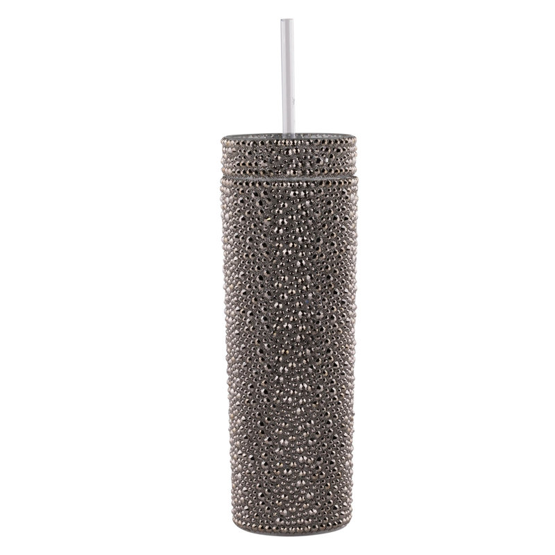 Verre Strass Strass Acrylique, Gris anthracite