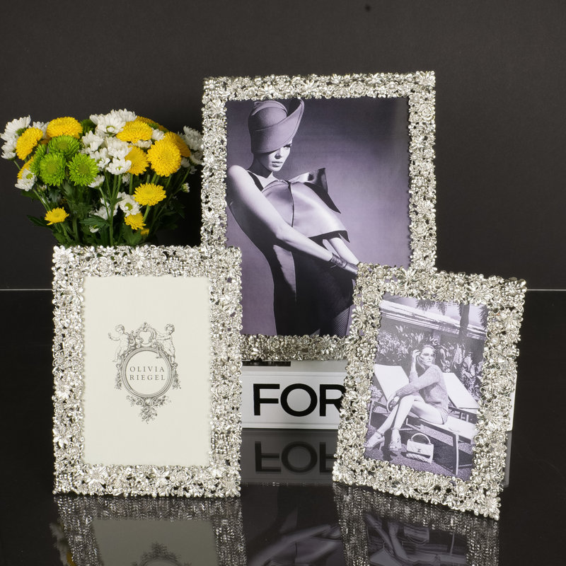 Everleigh Metal Picture Frame, 4" x 6", Silver