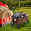Chariot de chariot robuste Costway avec porte-bouteilles de guidon réglables et pochette de rangement-101535294