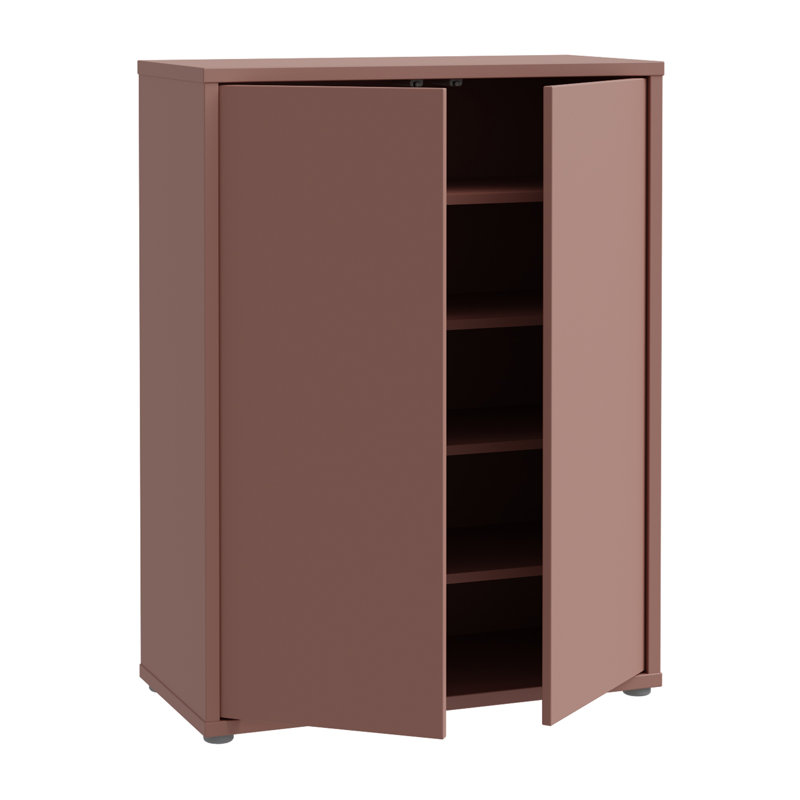 15 Pair Shoe Storage Cabinet, Brown