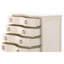 Furniture Classics Ariel Cream Mahogany 4-Drawer Chest