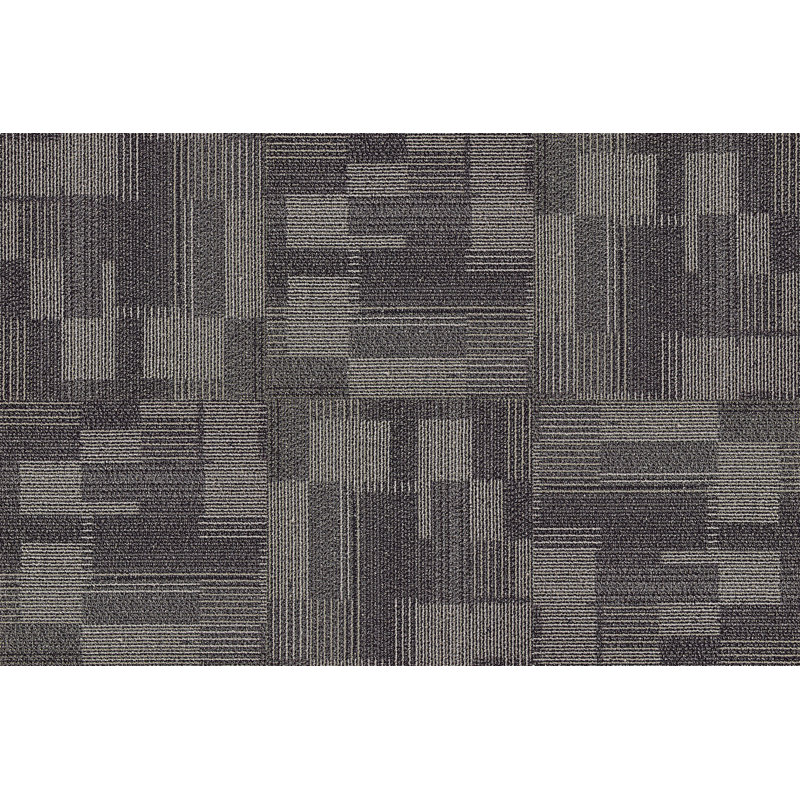 19.7 in. W x 19.7 in. L Multi Level Loop Mounting / Installation Required Carpet Tile, Smoke