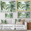 Palmiers sur la plage, impression sur toile-97092203-97092204
