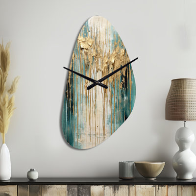 Jemnice - Grande horloge murale abstraite minimaliste en 3D