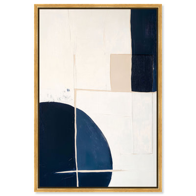 Sunset Serenity I Canvas Abstract Print by Oliver Gal, Black Frame, 10 x 15