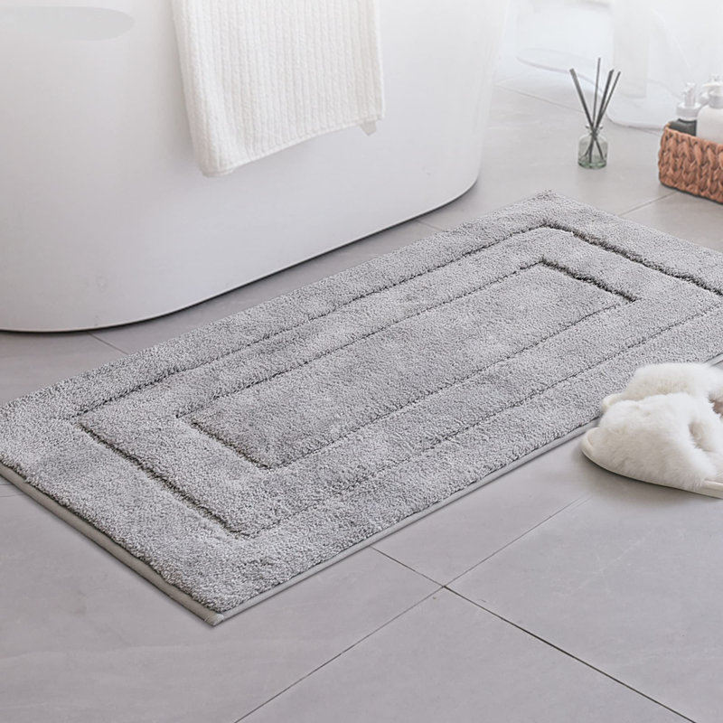Romaio Microfiber / Microsuede Non-Slip Bath Rug