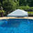 Sunjoy 10 ft. × 10ft. Floating Pool Canopy With Hand Carry Bag Pop Up Gazebo Fabric Canopy-88974335