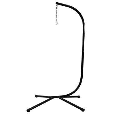 Outdoor Metal Hammock Stand with 350-pound Load Capacity