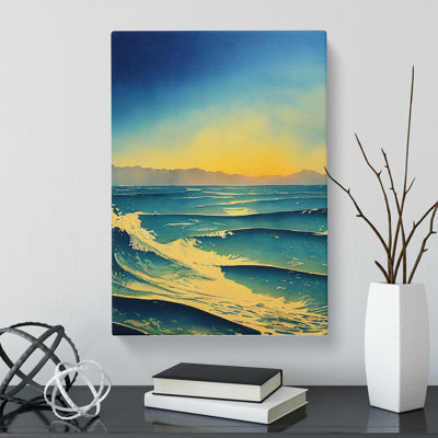 Watercolour Seascape Vol.3 - Wrapped Canvas