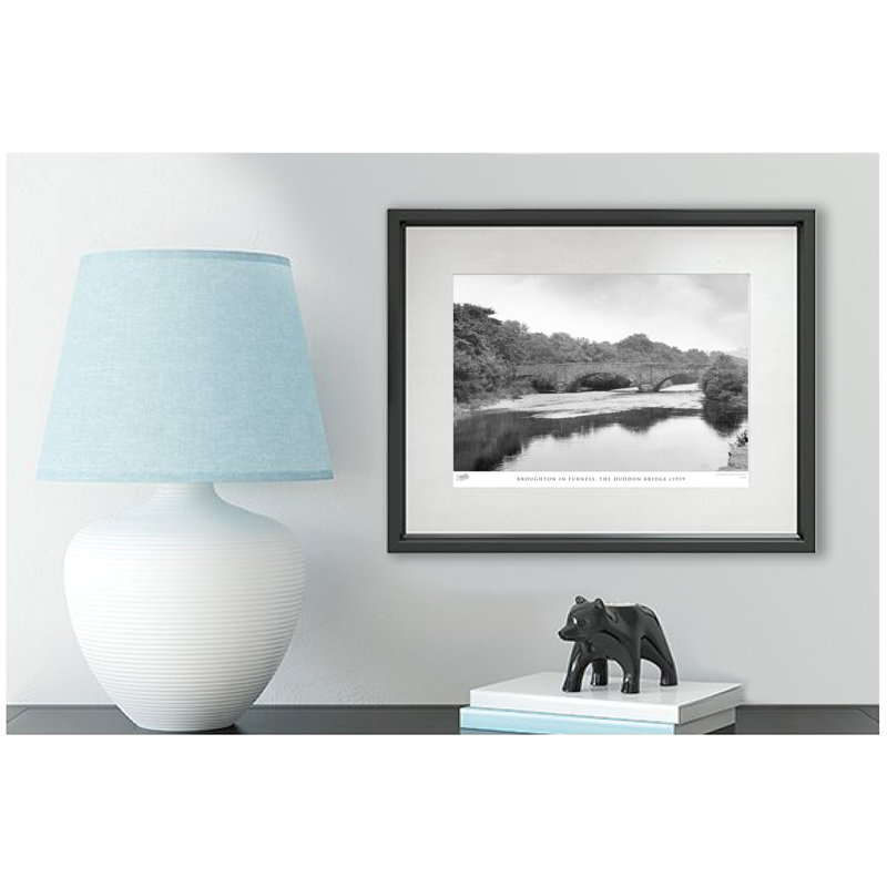 Broughton In Furness, The Duddon Bridge C1959 by Francis Frith - Single Picture Frame Print, 28cm H x 36cm W x 2.3cm D