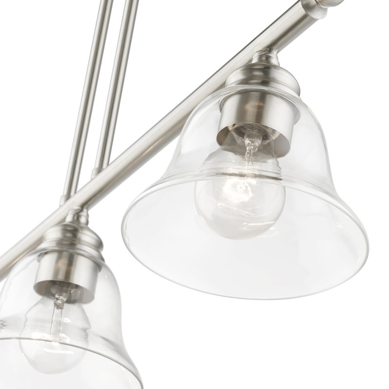 Lustre linéaire Deshaud, Nickel brossé