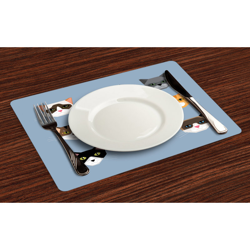 Polyester Patterned Rectangle Placemat