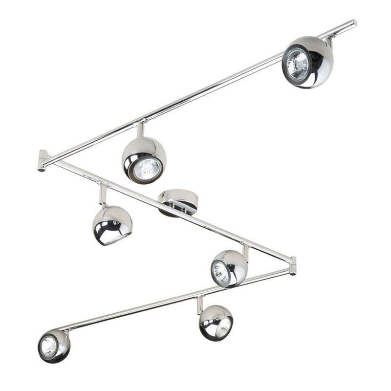 Livilla 13cm 6 -Light Track Kit, Chrome