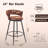 Upholstered Swivel Counter Stool-1154921420-1157985346