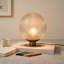 Lampes de table sphériques en verre 1 lumière