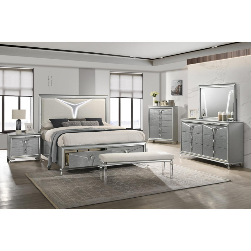 Olive Silver Dresser