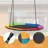 Gymax Web / Saucer Swing with Chains