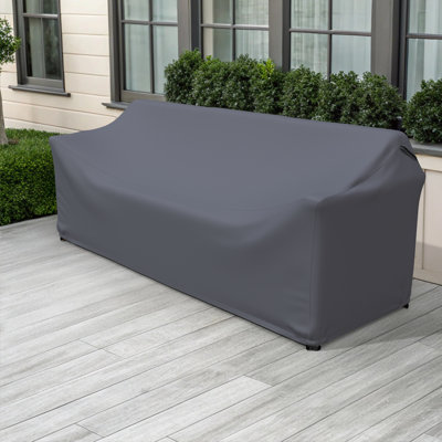 Housse pour canapé de patio en acacia de 76,25 po de largeur Weatogue