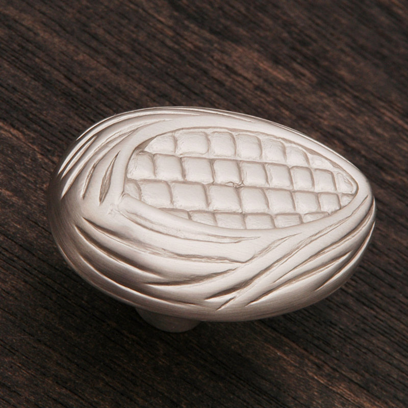 Maïs 1 1/2 "bouton CK Series, Nickel satiné
