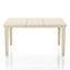 Romane 78 " Extendable Rectangular with Solid Wood Base Dining Table