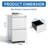 2 Drawer Metal  Mobile File Cabinet, Rolling File Cabinet With Lock For Hanging Legal/Letter/A4 Size,Fully Assembled Except Wheels-123994452