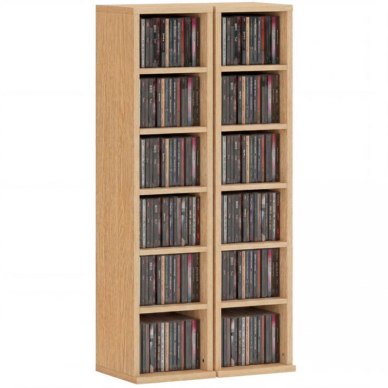 Ardavazt 88.5cm H Media Shelves, Brown